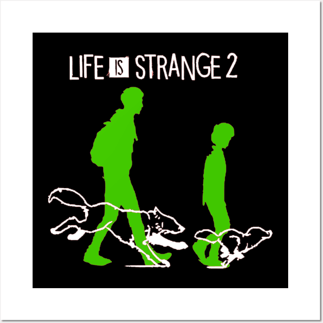 Life is Strange 2 Two Wolves Wall Art by OtakuPapercraft